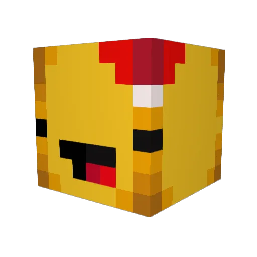 NotBroxy Minecraft avatar head, 3D render