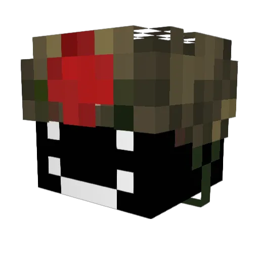 NotCatalystXD Minecraft avatar head, 3D render