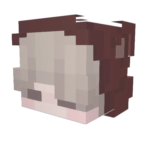 NotChunChun Minecraft avatar head, 3D render