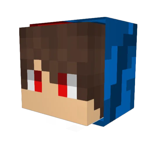 NotClutchLz_ Minecraft avatar head, 3D render
