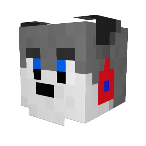 NotClxdz Minecraft avatar head, 3D render