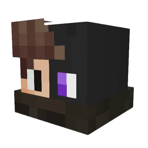 NotConnor4567 Minecraft avatar head, 3D render