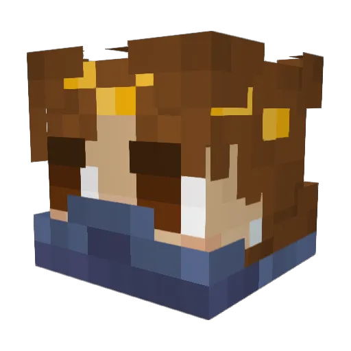 NotConor Minecraft avatar head, 3D render