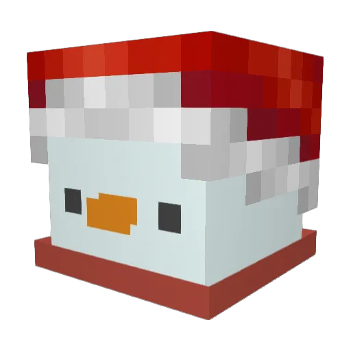 NotCookie__ Minecraft avatar head, 3D render