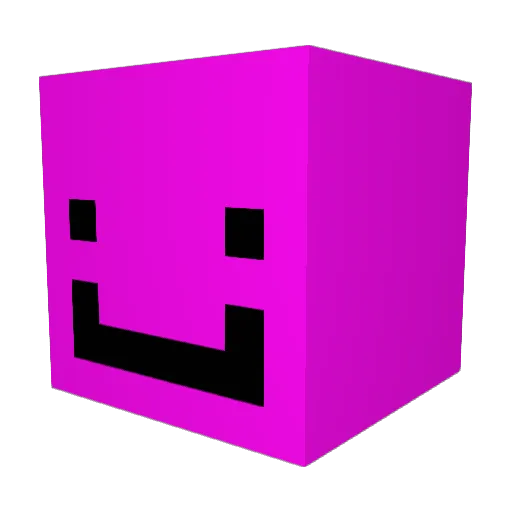 NotCoolDuck Minecraft avatar head, 3D render
