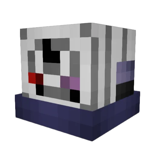 NotCulture Minecraft avatar head, 3D render