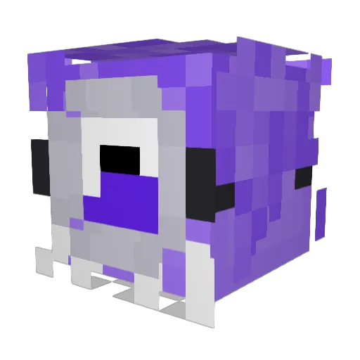 NotCytex Minecraft avatar head, 3D render