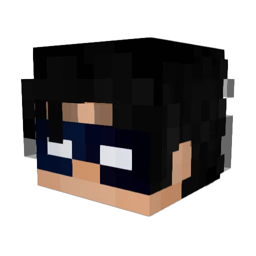 NotDahBudderMan Minecraft avatar head, 3D render