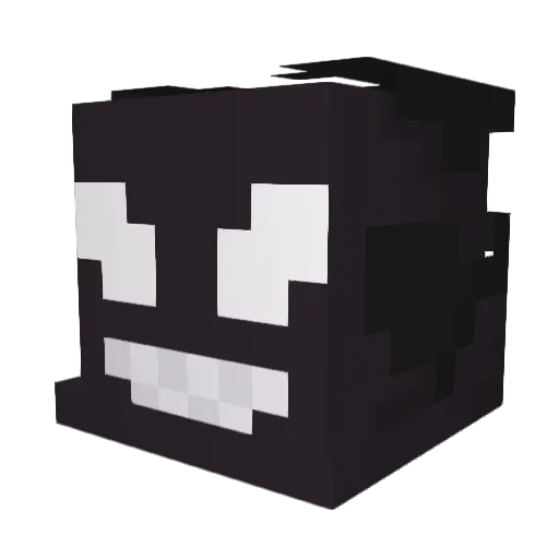 NotDream49 Minecraft avatar head, 3D render