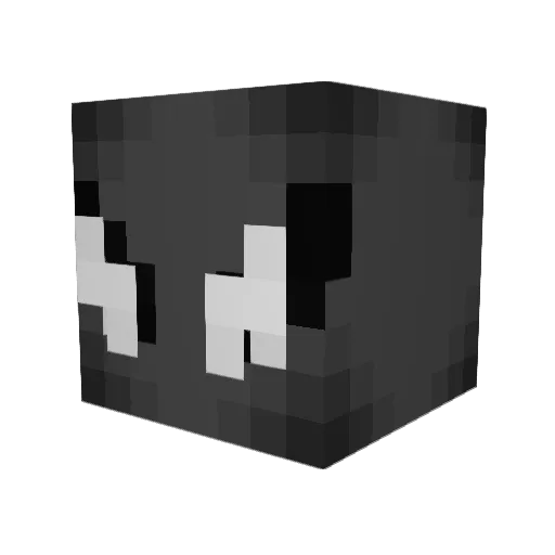 NotDroofis Minecraft avatar head, 3D render