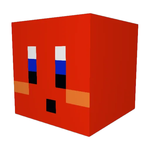 NotEpicSlimeHD Minecraft avatar head, 3D render