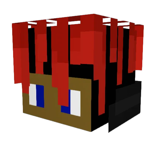 NotEtzr Minecraft avatar head, 3D render