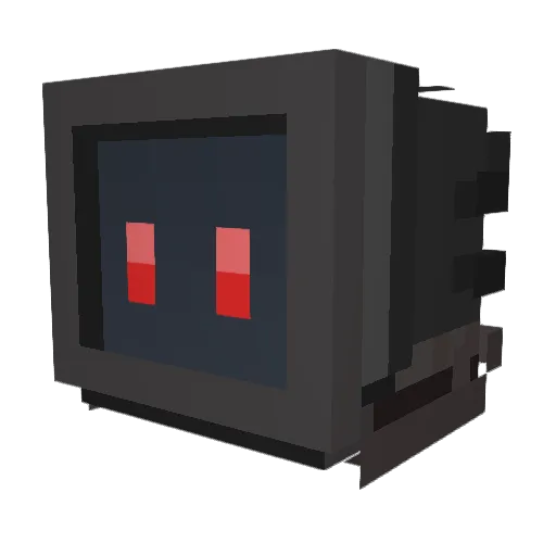 NotEvenDecent Minecraft avatar head, 3D render
