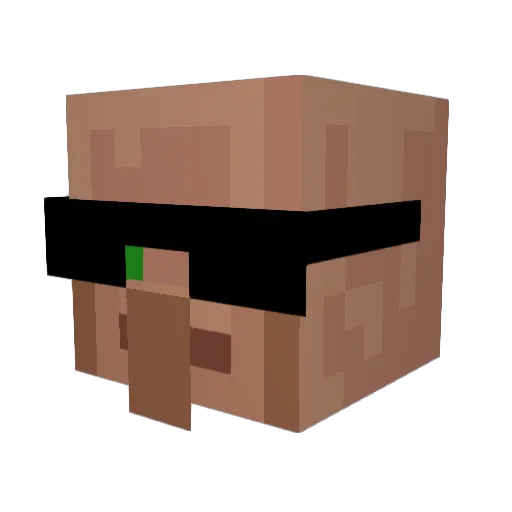 NotFakeKingPizza Minecraft avatar head, 3D render