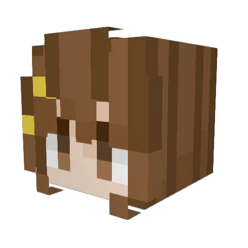 NotFerocity Minecraft avatar head, 3D render