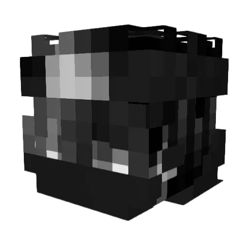 NotGabiX Minecraft avatar head, 3D render