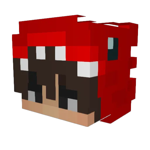 NotGamelegendx Minecraft avatar head, 3D render