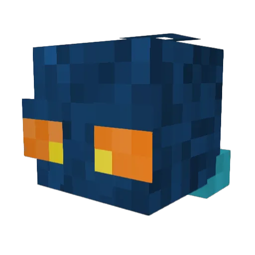 NotGoodRobot Minecraft avatar head, 3D render