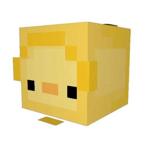 NotGotOne Minecraft avatar head, 3D render