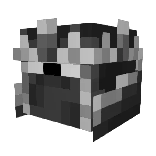 NotHide Minecraft avatar head, 3D render