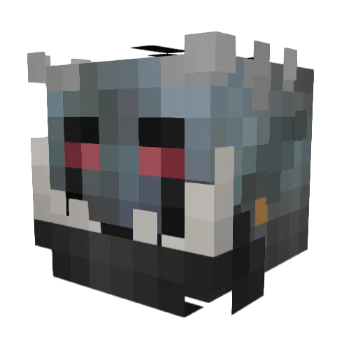 NotIllumimattie Minecraft avatar head, 3D render