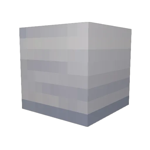 NotInReality Minecraft avatar head, 3D render