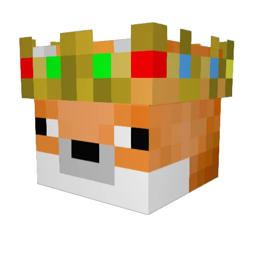 NotJayCup Minecraft avatar head, 3D render