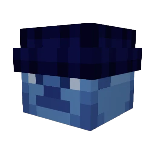NotJiggyJax Minecraft avatar head, 3D render