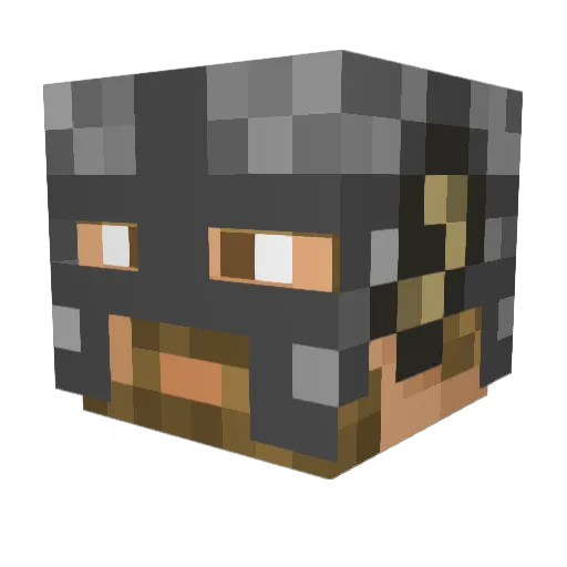 NotJoe1234 Minecraft avatar head, 3D render