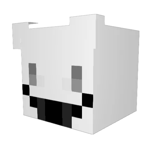 NotJonis Minecraft avatar head, 3D render