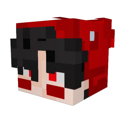 NotKadenPlays Minecraft avatar head, 3D render