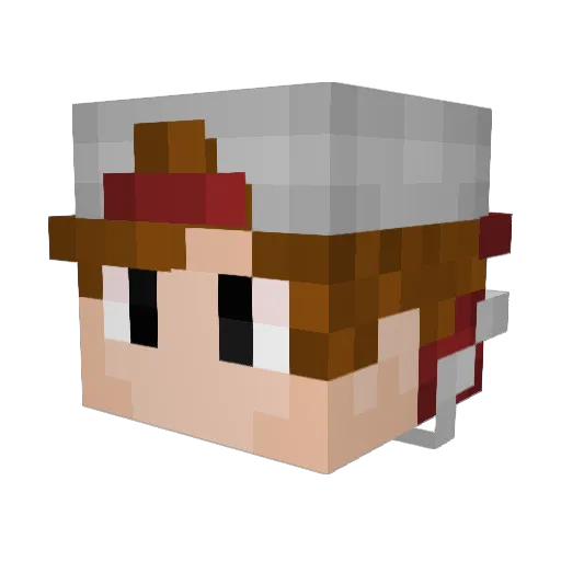 NotKadenotCade Minecraft avatar head, 3D render