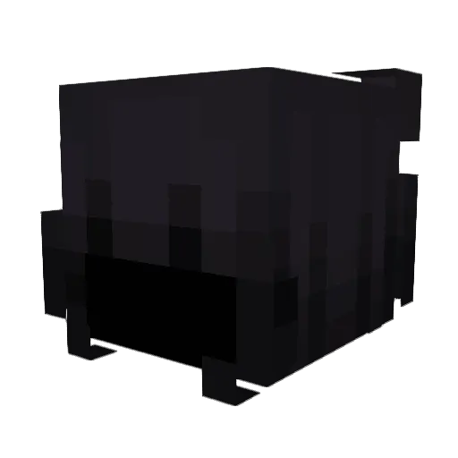 NotKati Minecraft avatar head, 3D render