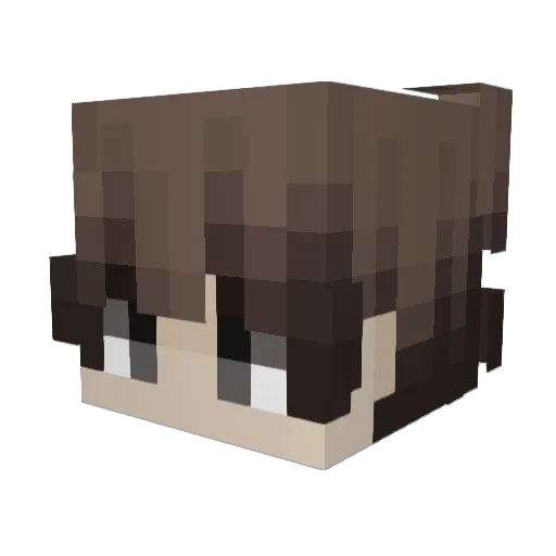 NotKhalil Minecraft avatar head, 3D render