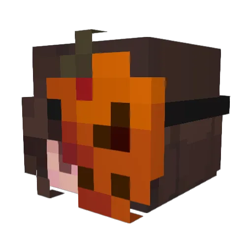 NotKiwii Minecraft avatar head, 3D render