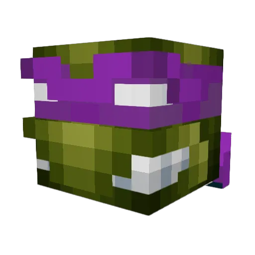 NotKlaas Minecraft avatar head, 3D render
