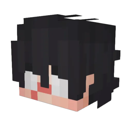 NotKlaus Minecraft avatar head, 3D render