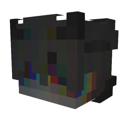 NotKresh Minecraft avatar head, 3D render