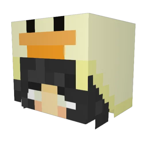 NotLana____ Minecraft avatar head, 3D render