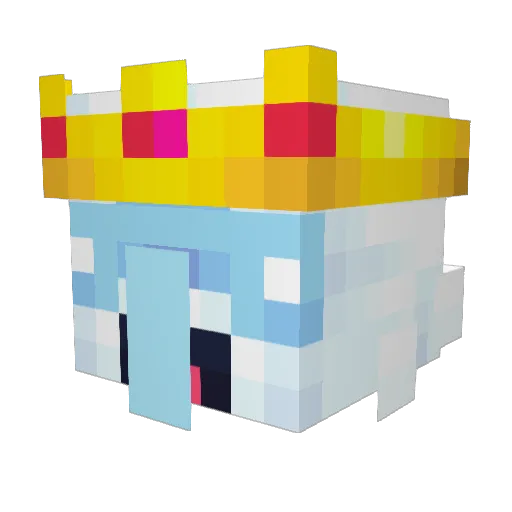 NotLiam11 Minecraft avatar head, 3D render