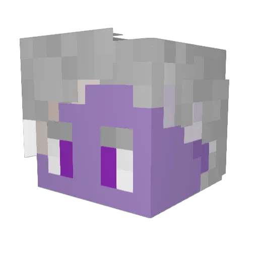 NotLiev Minecraft avatar head, 3D render