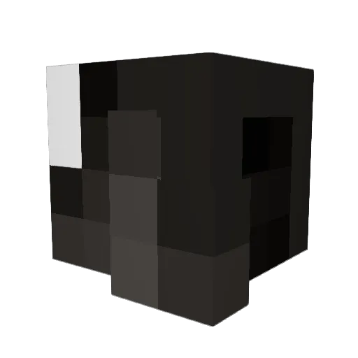 NotM1ks Minecraft avatar head, 3D render