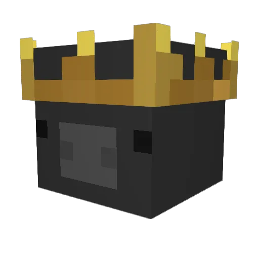NotMP1 Minecraft avatar head, 3D render