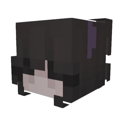 NotMadz Minecraft avatar head, 3D render