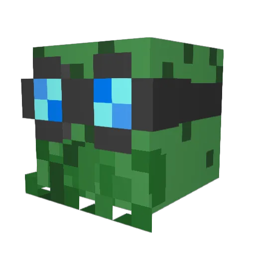 NotMalachi12 Minecraft avatar head, 3D render