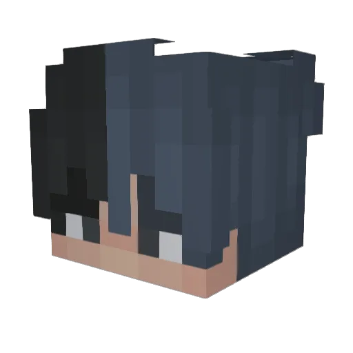 NotMaroZ Minecraft avatar head, 3D render