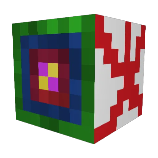 NotMasdog Minecraft avatar head, 3D render