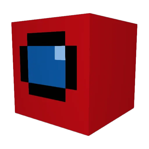 NotMasked100 Minecraft avatar head, 3D render