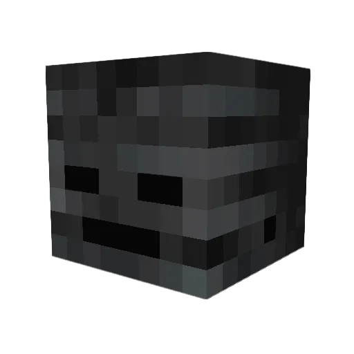 NotMooToo Minecraft avatar head, 3D render
