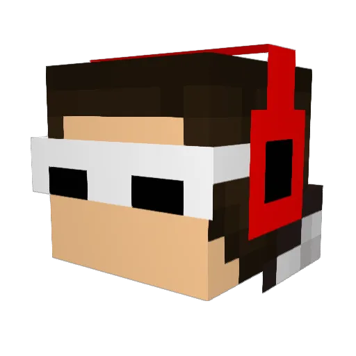 NotMrh2020 Minecraft avatar head, 3D render
